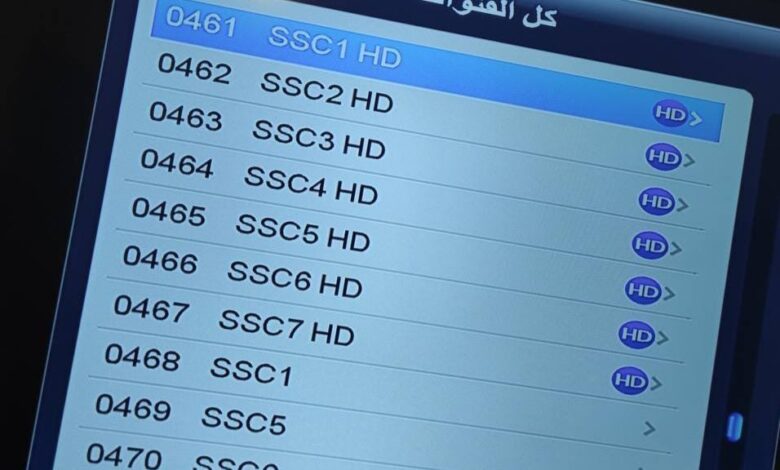 تردد ssc الرياضية السعودية الجديد 2021 : باقة قنوات إس إس سي من 1 إلى 7 بجودة HD