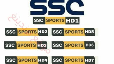 تردد قنوات SSC Sports السعودية الرياضية 1 ,2 , 3 , 4 , 5 , 6 , 7 جودة HD و SD .