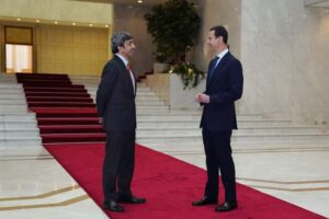 الرئيس الأسد يستقبل وزير خارجية الإمارات العربية المتحدة ( التفاصيل )