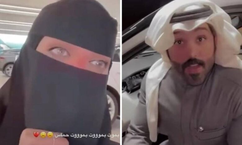 شاهد مشهورة سناب العنود اليوسف تهدي زوجها سيارة رينج روفر والأخير يمازحها هذي شوفة شرعية 