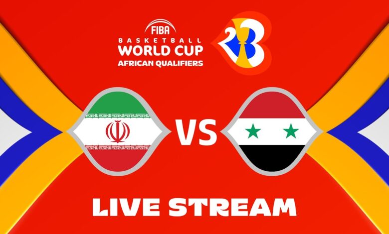مشاهدة مباراة سوريا وايران بث مباشر اليوم الاثنين 4-7-2022 تصفيات آسيا كرة سلة live hd