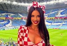 أول تعليق من شيخ قطري على إطلالة ملكة جمال كرواتيا في مدرجات أحد ملاعب مونديال الدوحة