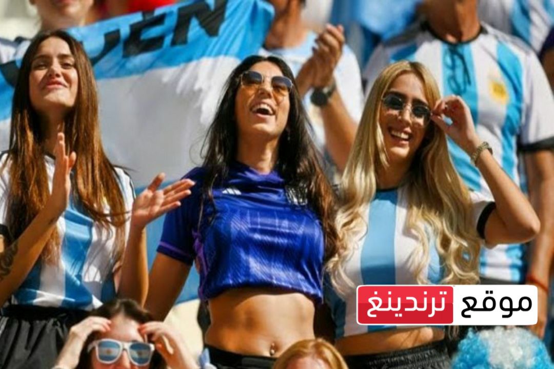 مشجعة أرجنتينية فعلت المحظور على المدرجات بعد فوز الأرجنتين بكأس العالم 2022 قطر