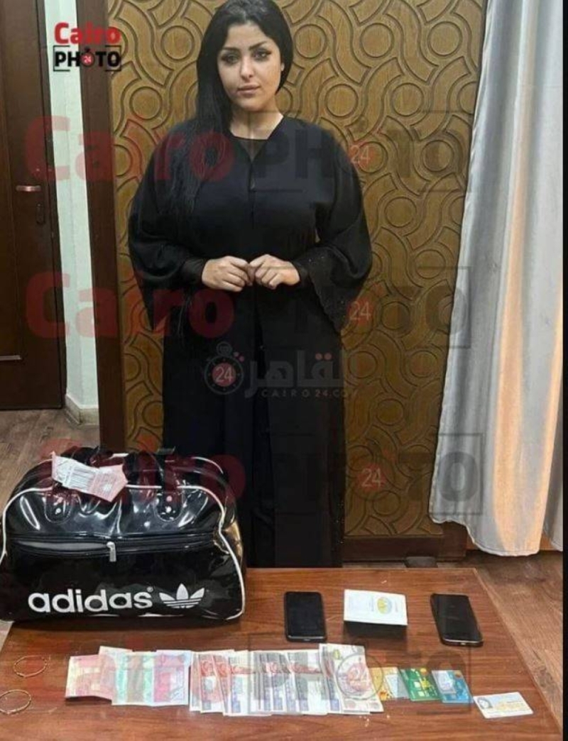 شاهد :أول صورة للموديل المصرية سلمى الشيمي بعد القبض عليها
