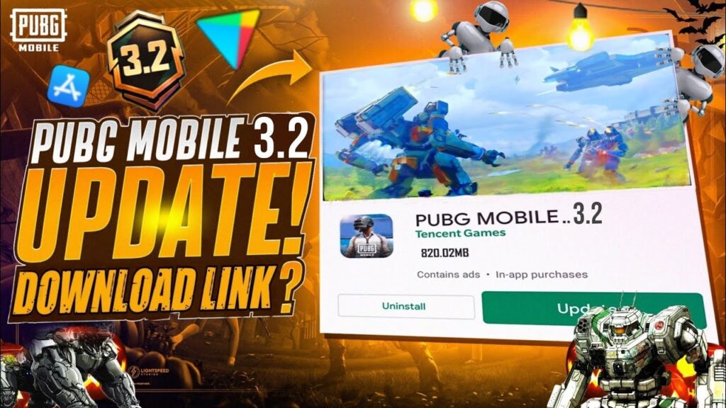 تحميل تحديث ببجي 3.2 pubg mobile الجديد "مود ميكا فيوجن " للأندرويد 2024